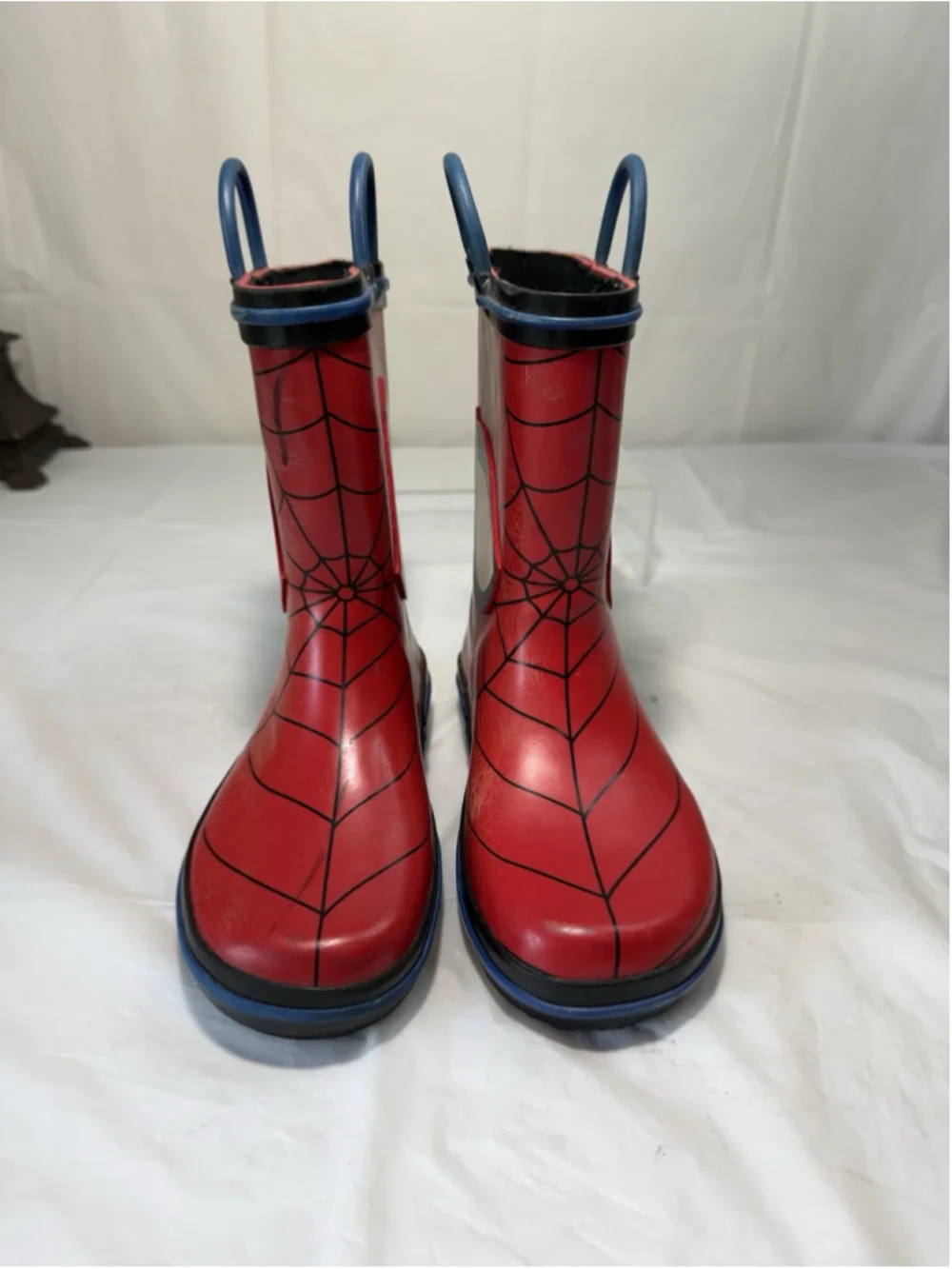 MARVEL SPIDERMAN Boy's Multi-Size RAIN BOOTS Waterproof size 11-12